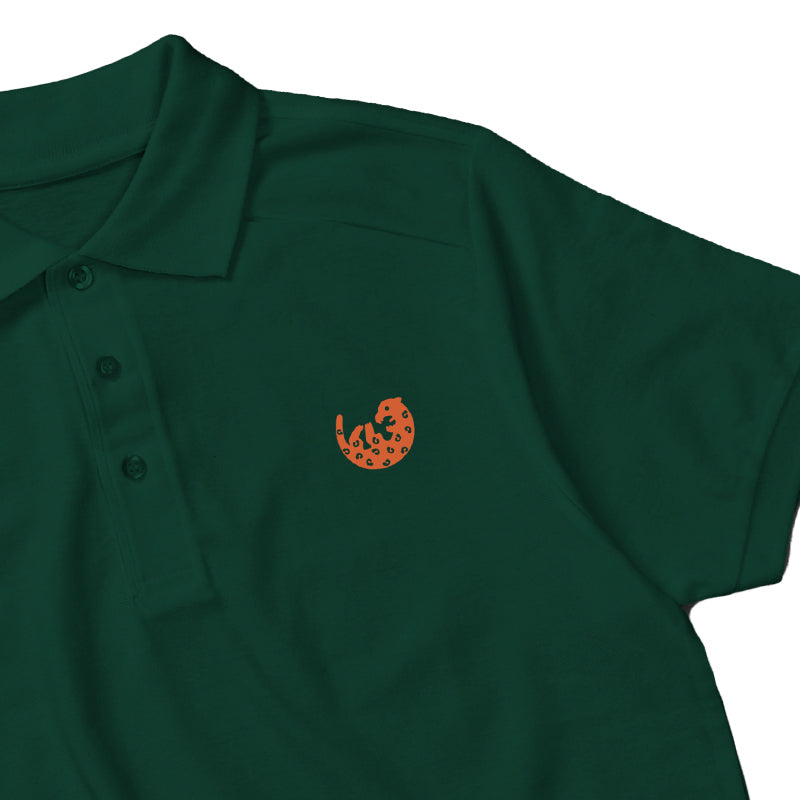 SALE Polo - Jungle Green with Leopoldo