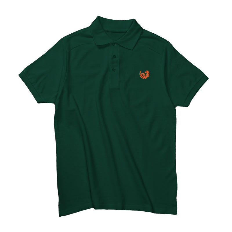 SALE Polo - Jungle Green with Leopoldo